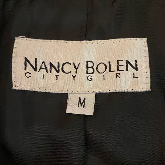 Nancy Bolen Funky Vintage Patchwork Blazer Women's Size Medium Button Down - Picture 4 of 6